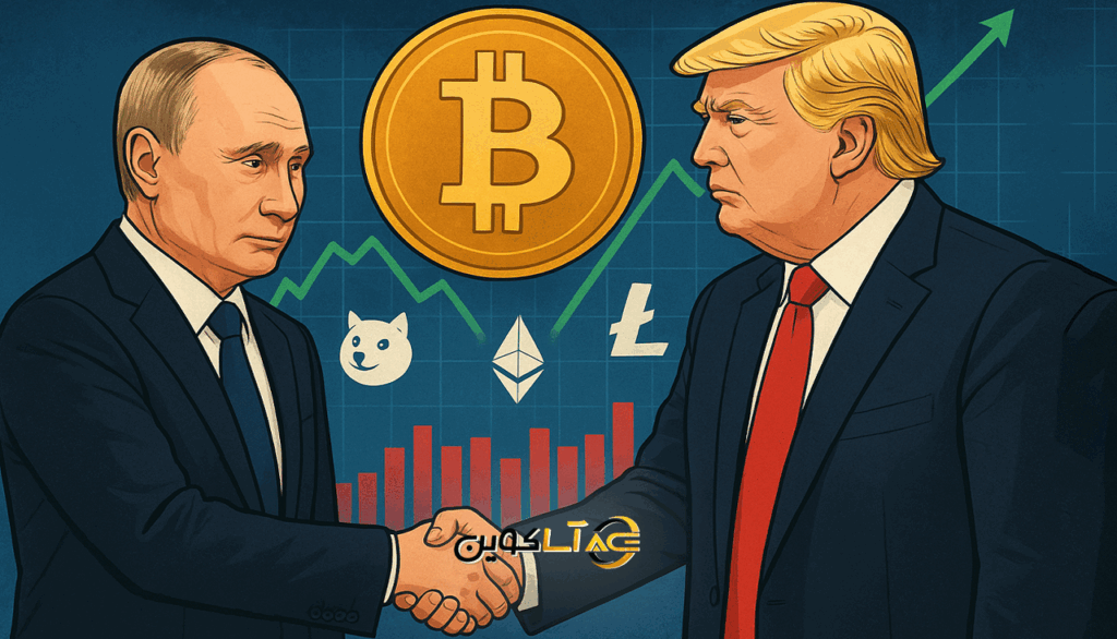 تأثیر دیدار پوتین و ترامپ بر بازار رمز ارز ها